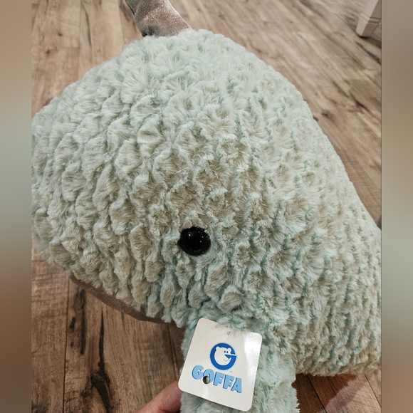 GOFFA Jumbo Narwhal Plush - Picture 2 of 5